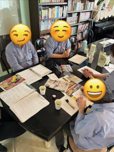 話し合い中